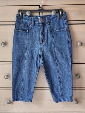 Revolve Seventy + Mochi Womens Dark Wash Capri